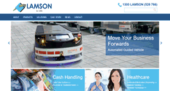 Desktop Screenshot of lamson.com.au