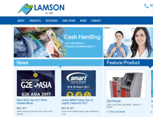 Tablet Screenshot of lamson.com.au